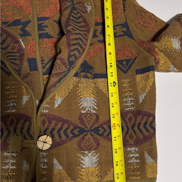 Vintage Aztec Patterned Jacket flashback brand - Picture 5 of 10